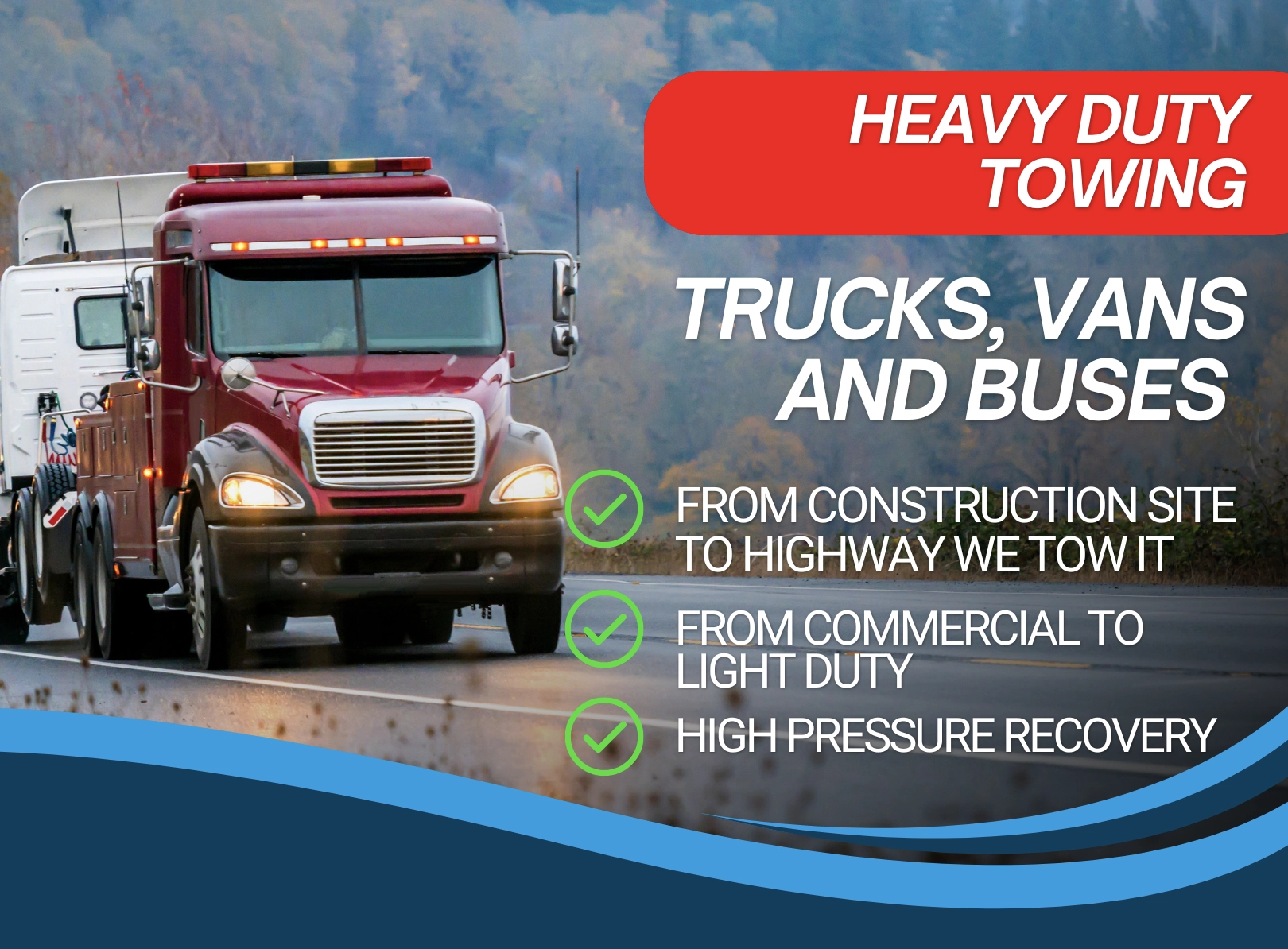 Heavy Towing 1 Blue and White Modern Towing Service Instagram Post2